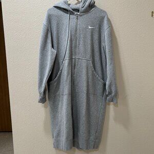 Long Nike Zip Up Hoodie